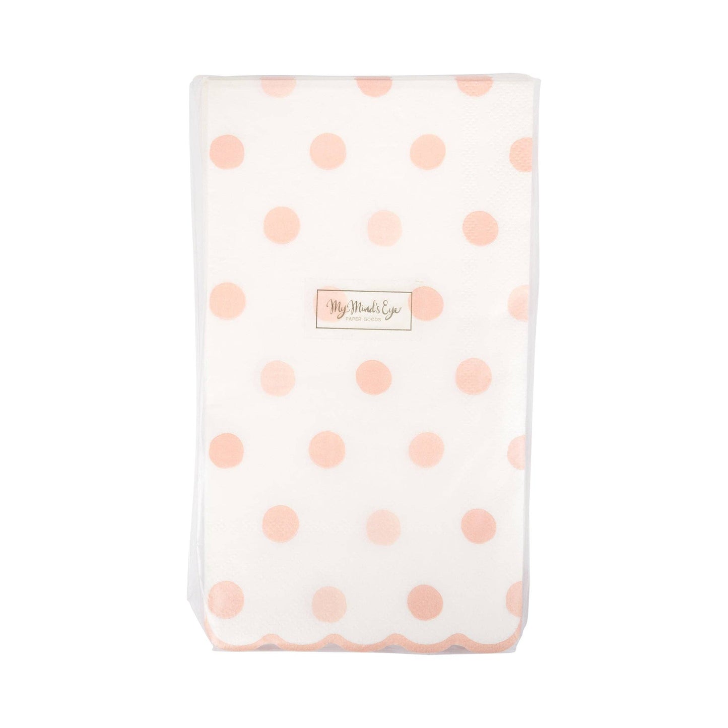 Baby Pink Polka Dot Dinner Napkins - 24pk