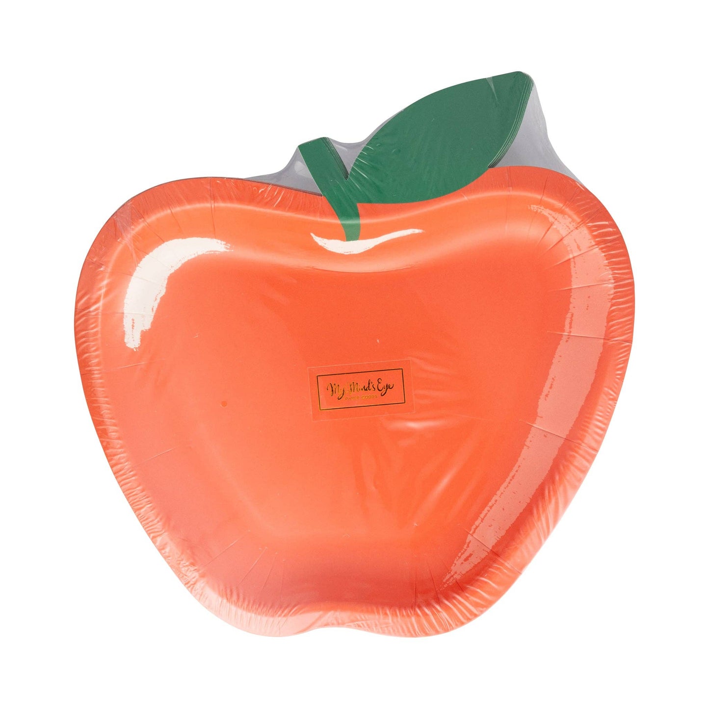 Apple Shaped Paper Plates- 8pk