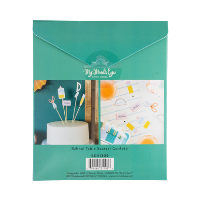 School Days Table Scatter Confetti