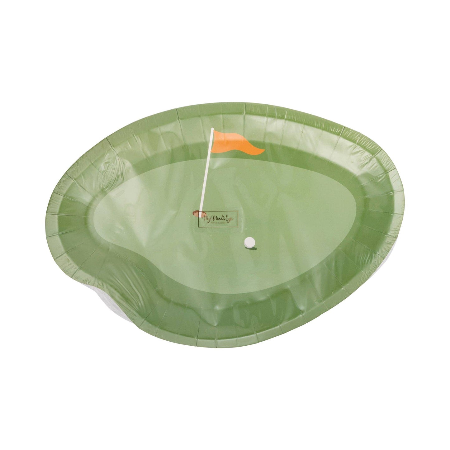 Golf Party Putting Green Paper Plates - 8pk