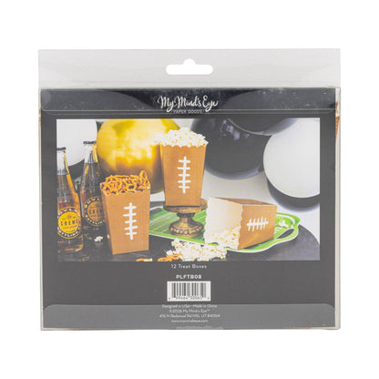 Football Paper Treat Boxes - 12pk