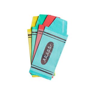 Back to School Assorted Crayon Large Napkins - 16 Pk.