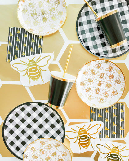 Gingham Farm Plaid Dinner Plates - 8 Pk.