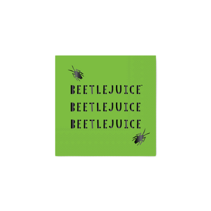 Beetlejuice Green Beverage Napkins - 24pk