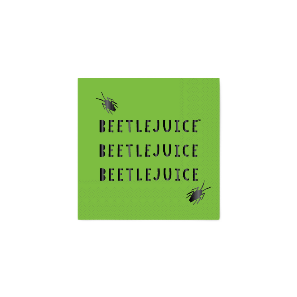 Beetlejuice Green Beverage Napkins - 24pk