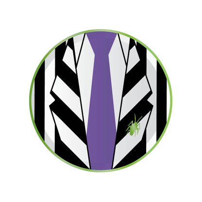 Beetlejuice Suit Small Paper Plates - 8pk