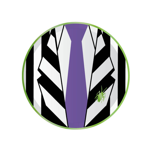 Beetlejuice Suit Small Paper Plates - 8pk