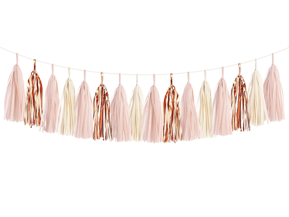 Blush & Rose Gold Tassel Garland Kit