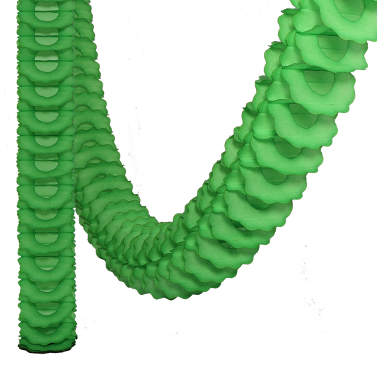 Classic Garland Streamer Bright Green