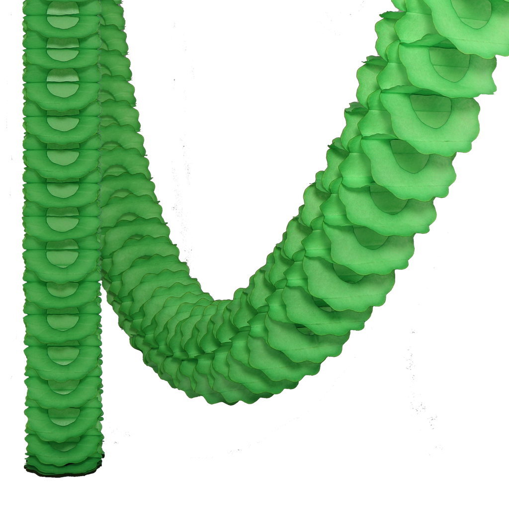 Classic Garland Streamer Bright Green