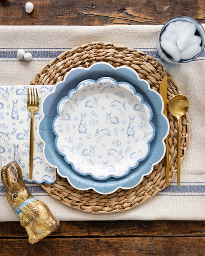 Bunny Toile Guest Towel Napkins - 24pk