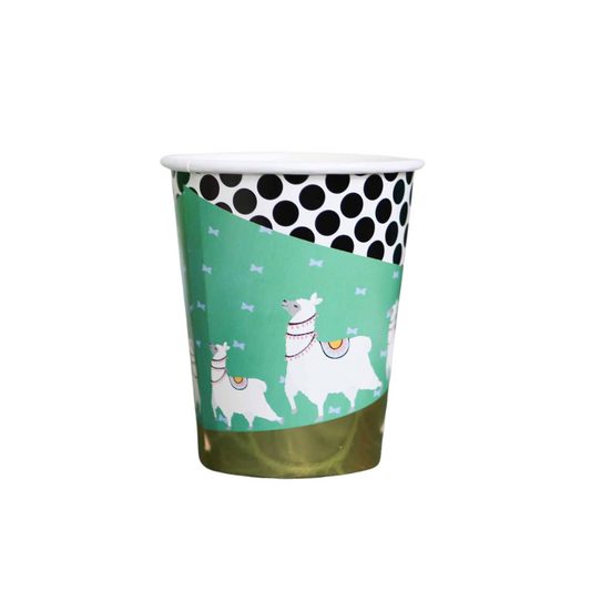 Cactus Llama Fiesta Party Cups