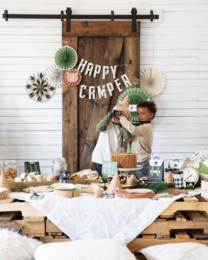 Camping Adventure Party Fans