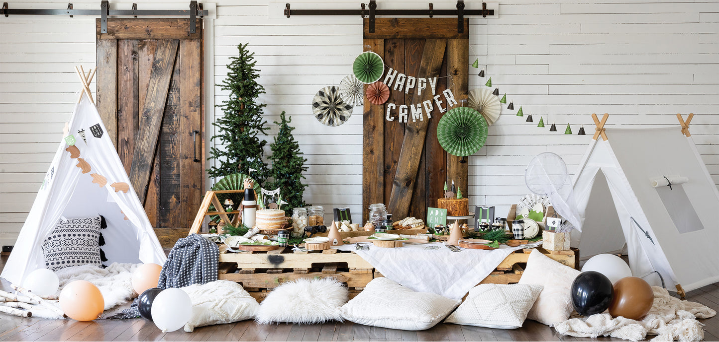 Camping Adventure Party Fans