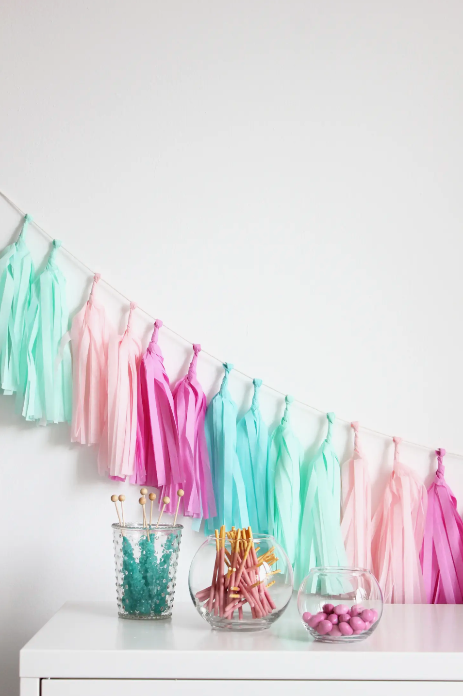 Candy Shoppe Tissue Tassel Garland Kit