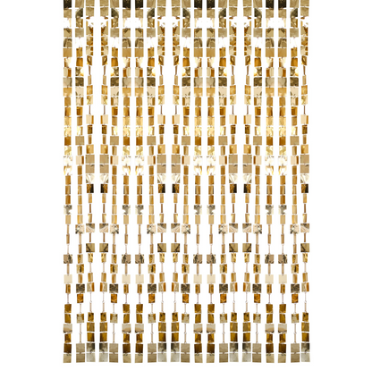 Champagne Gold Sequin Hanging Backdrop Party Decoration