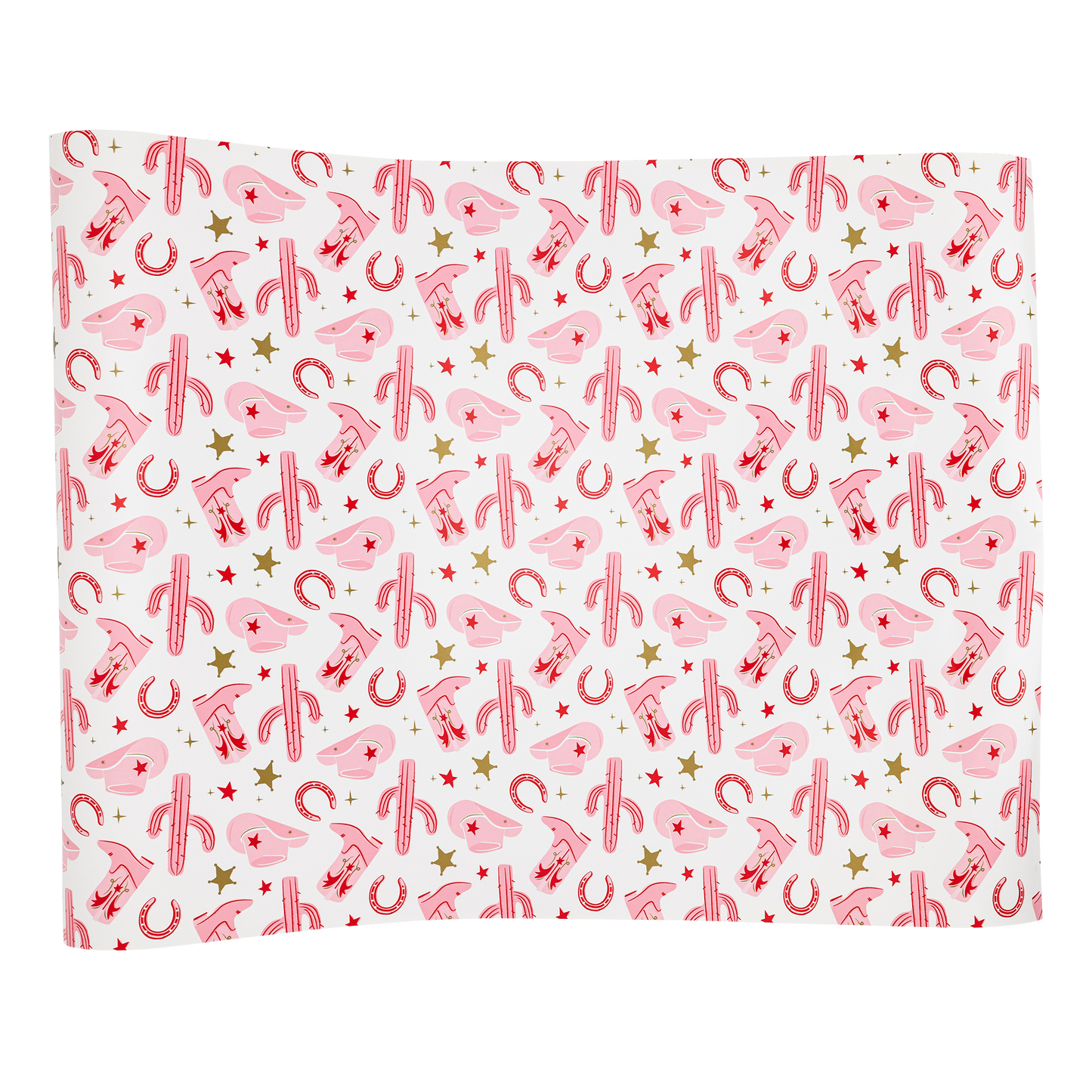 Cow Gal Pattern Paper Table Runner