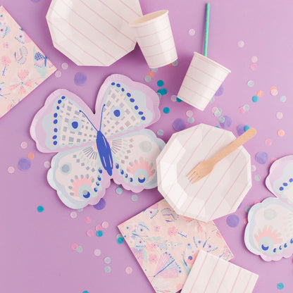 Flutter Butterfly Large Party Napkins - 16pk