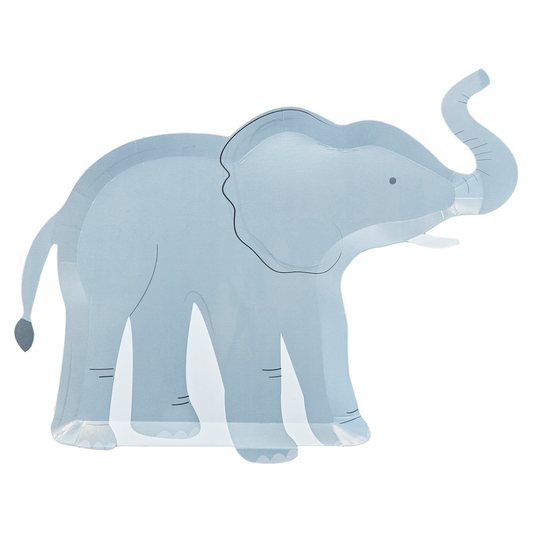 Elephant Paper Party Plates