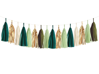 Emerald Green Tassel Garland Kit