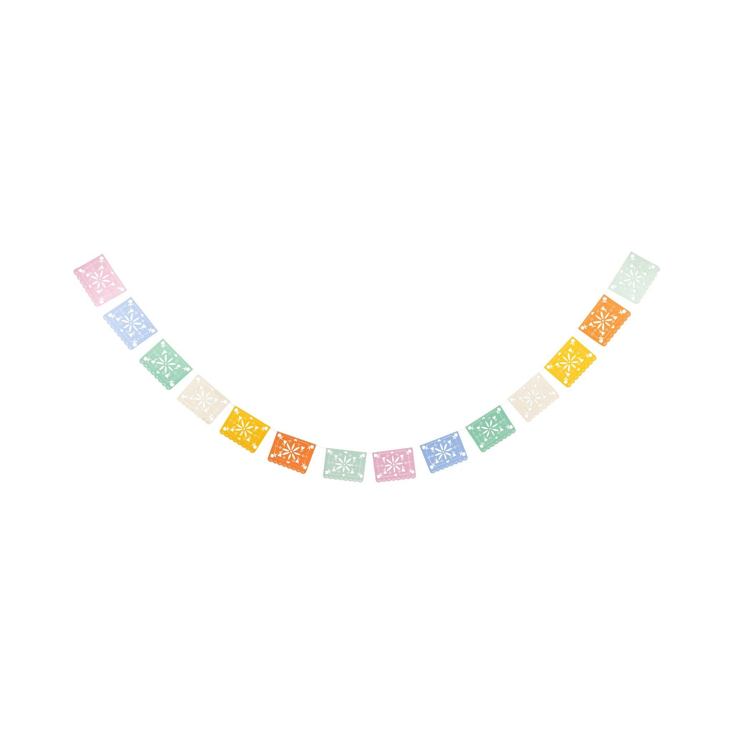 Fiesta Papel Picado Multicolor Banner