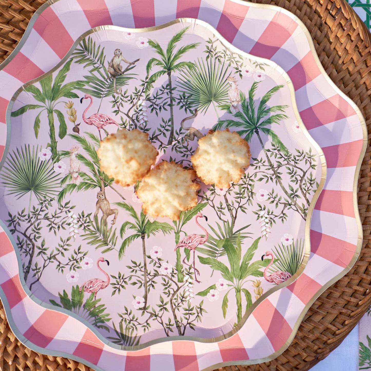 Palm Beach Summer Party Paper Dessert Plates - 8pk