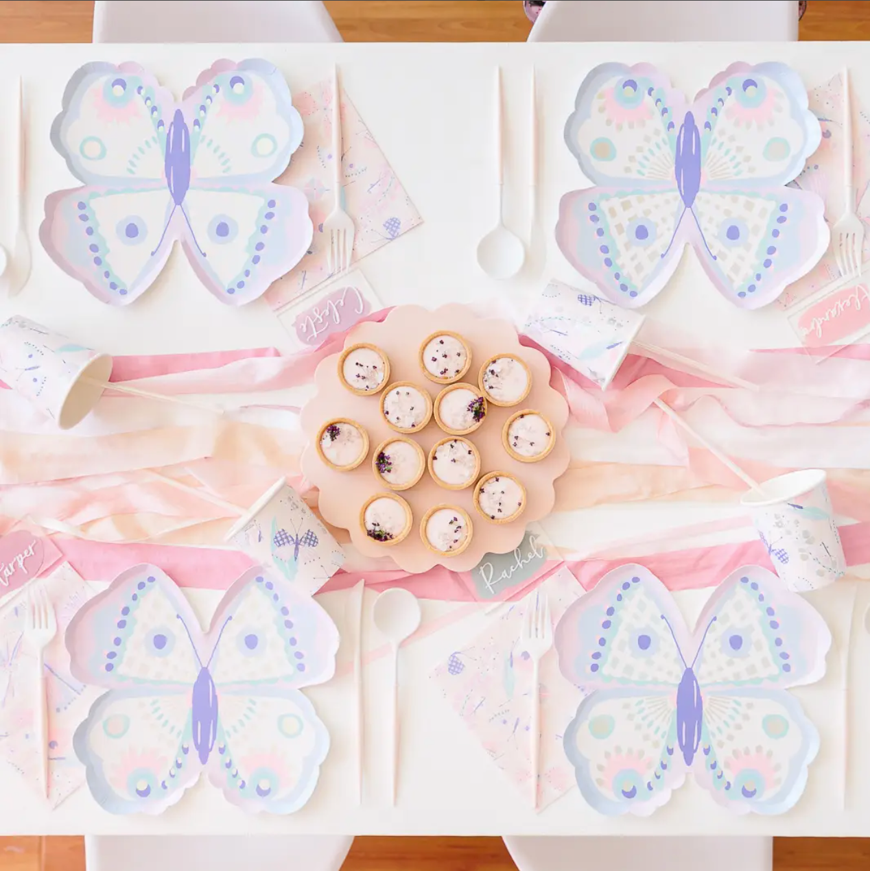 Flutter Butterfly Large Party Napkins - 16pk