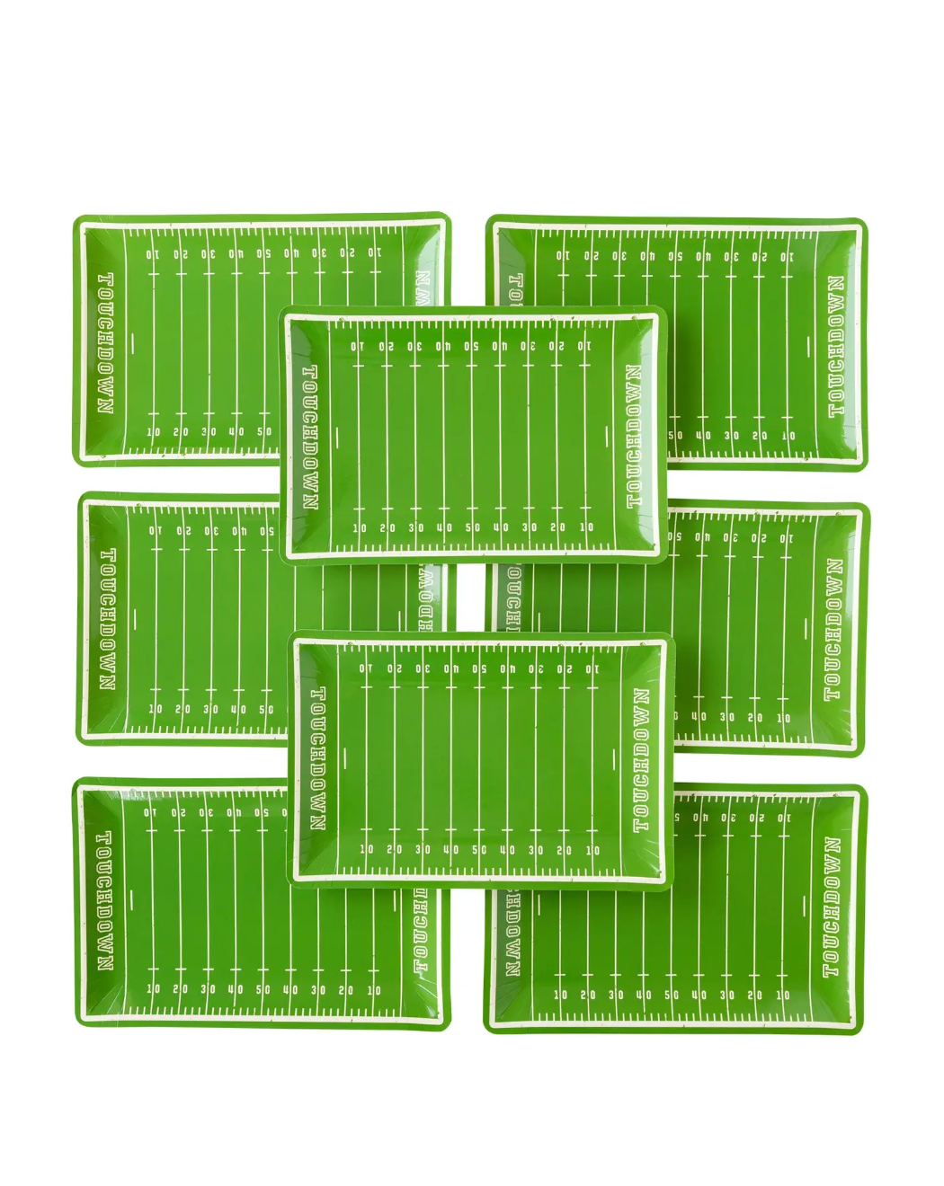 Football Field Paper Plates