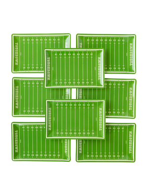 Football Field Paper Plates