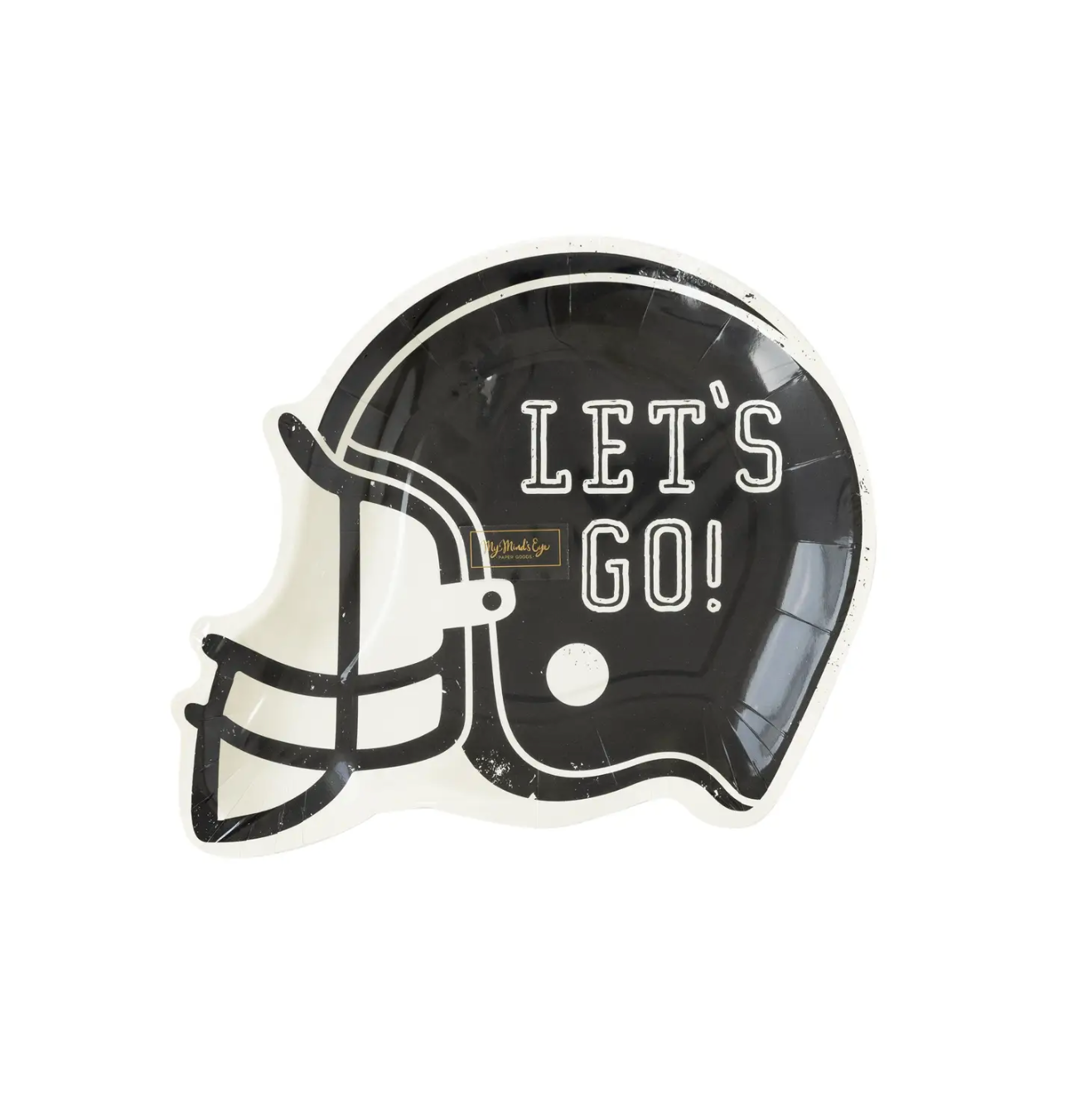 Let's Go Football Helmet Plates - 8pk