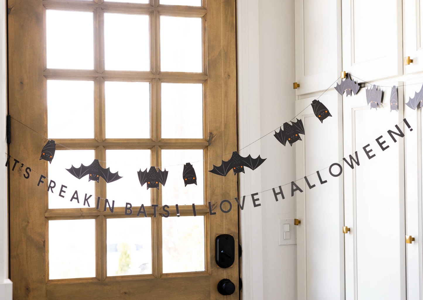 Freakin' Bats Halloween Bat Banner Set