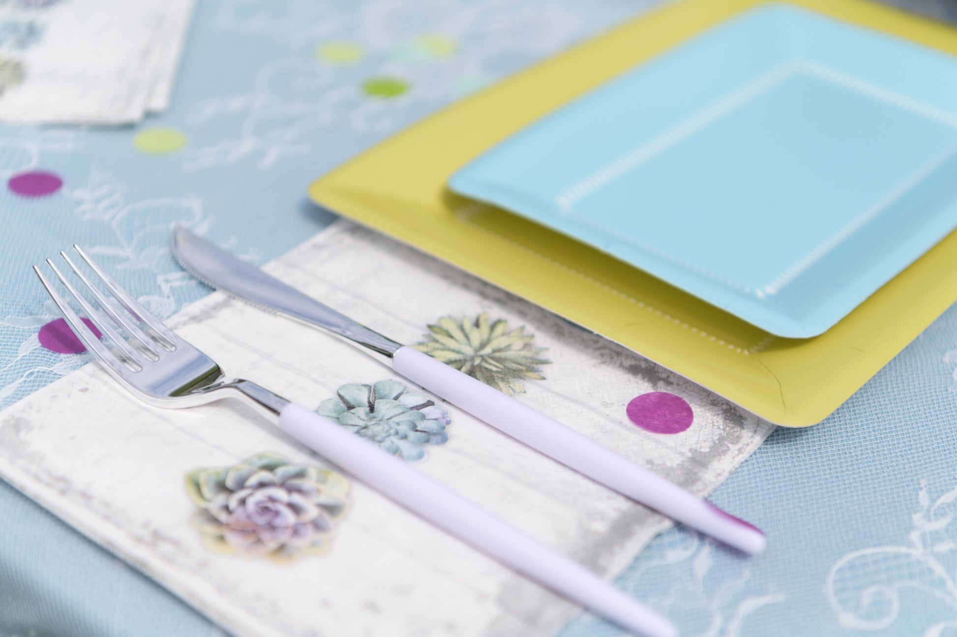 succulent napkins Succulents Still Life Large Paper Napkins