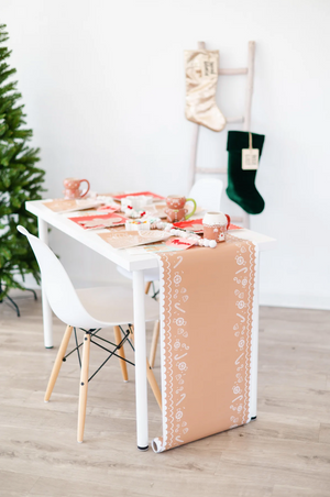 Gingerbread Holiday Table Paper Runner