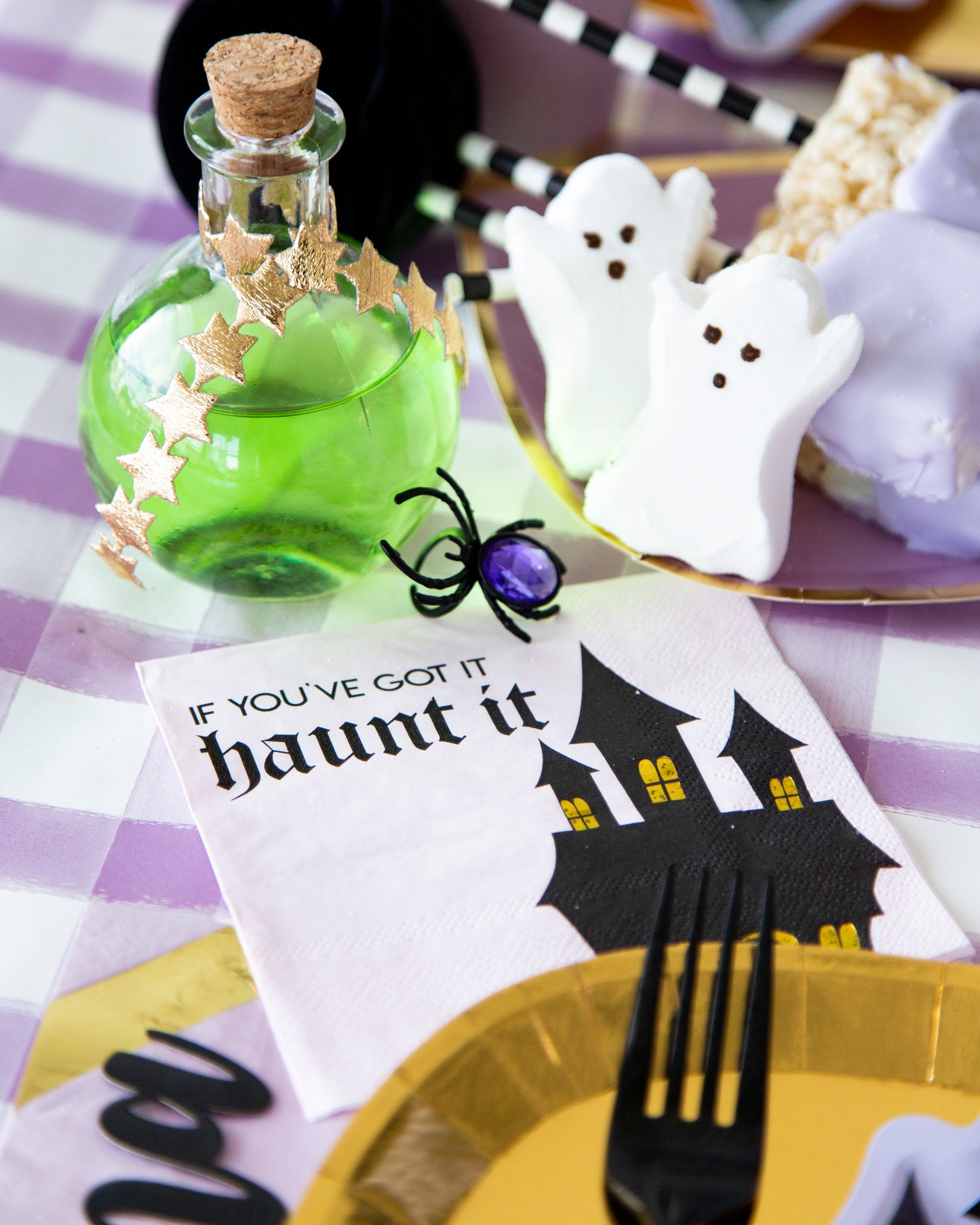 'If You've Got It Haunt It' Halloween Cocktail Napkins - 20pk