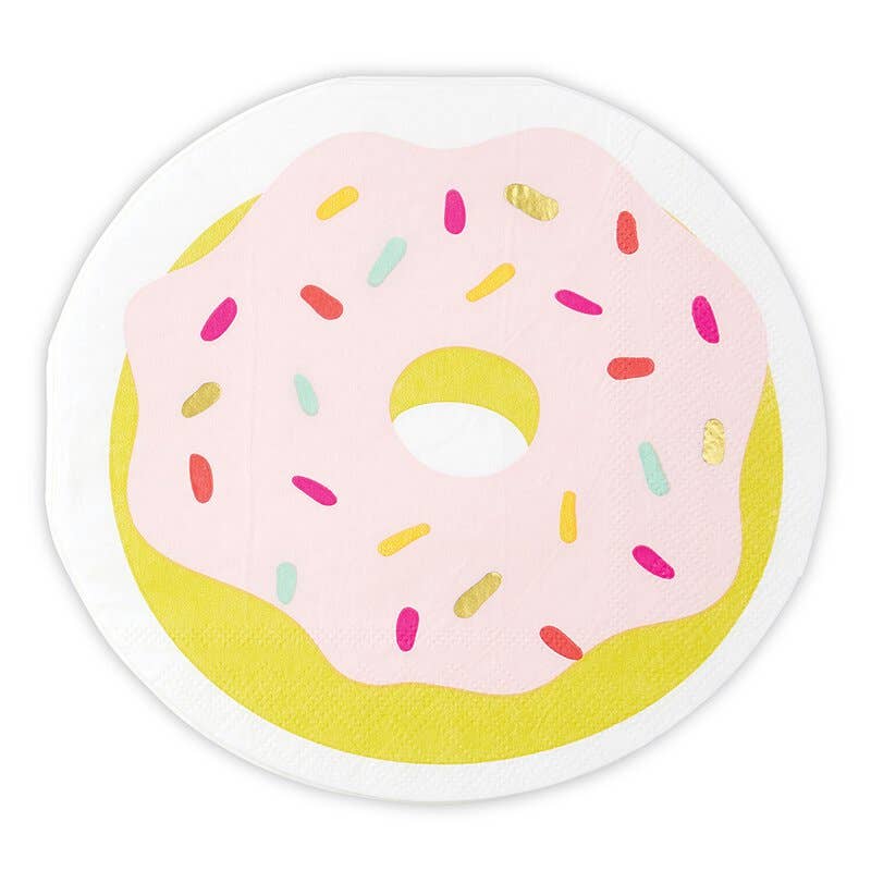 Large Die-Cut Donut Party Napkins