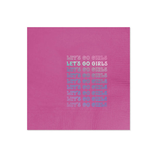 Let's Go Girls Cocktail Napkins- 20pk