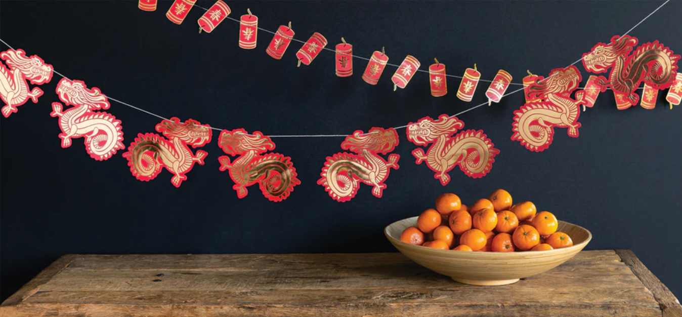 Lunar New Year Dragon Banner Set