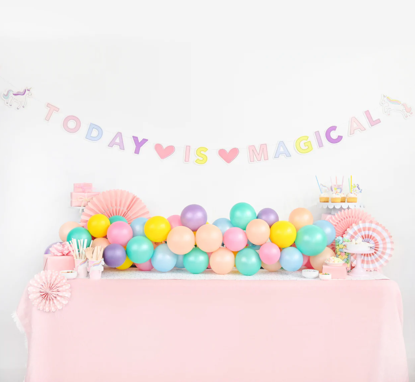 Today Is Magical Unicorn Party Banner