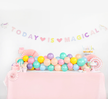 Today Is Magical Unicorn Party Banner