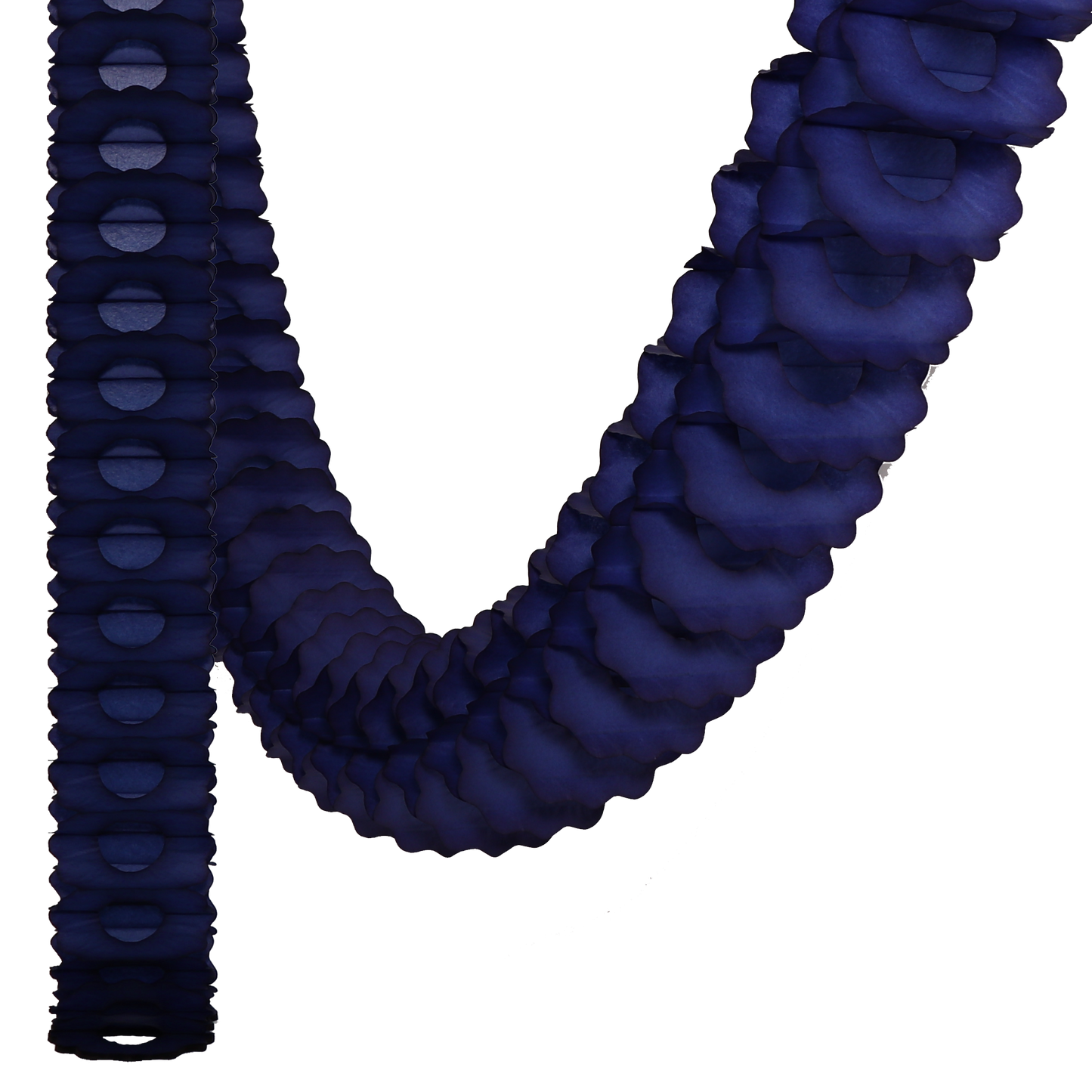 Navy Blue Classic Garland Streamer