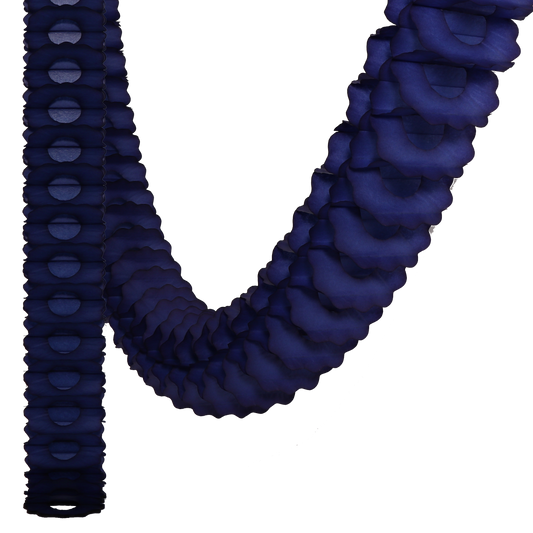 Navy Blue Classic Garland Streamer