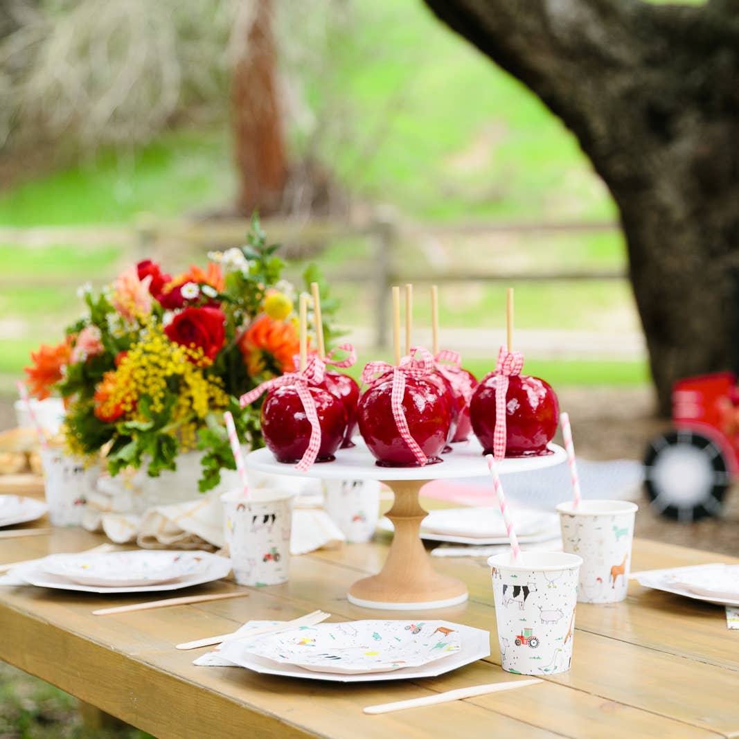 On the Farm Small Paper Party Plates - 8pk