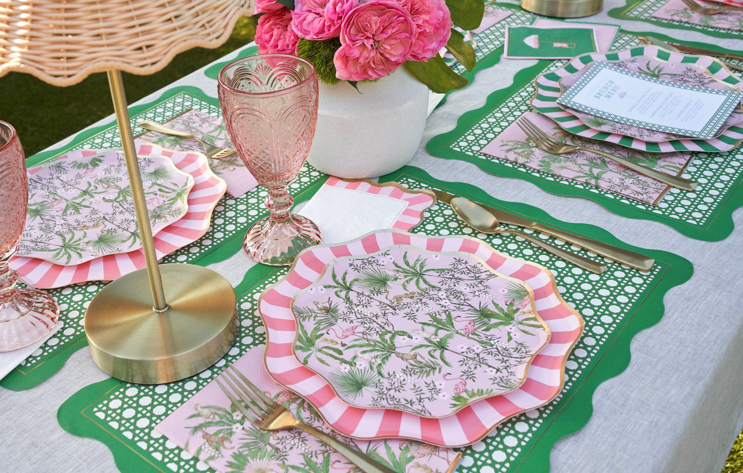Palm Beach Tropical Guest Towel Paper Napkins - 20pk