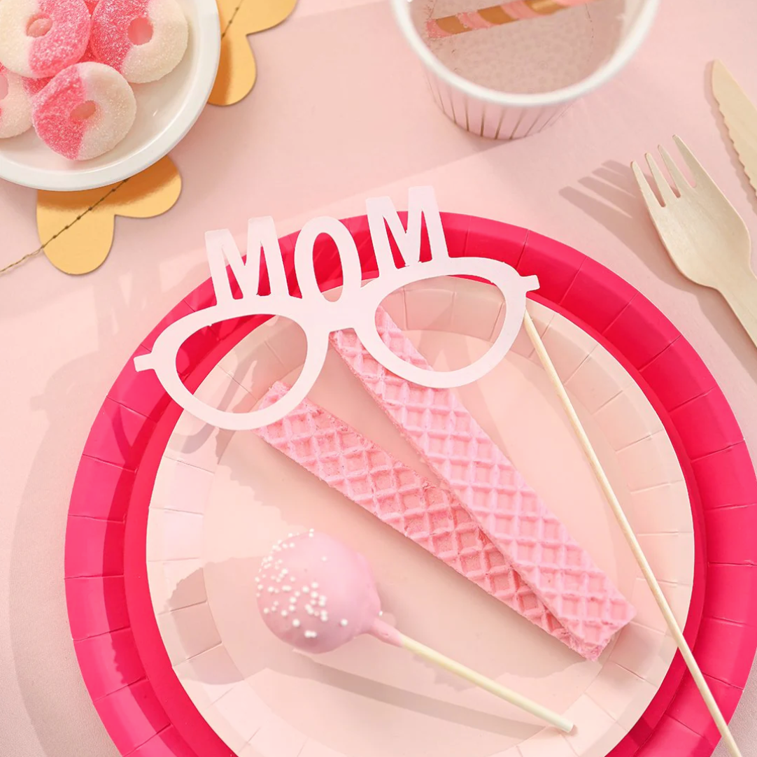 Pale Pink Classic Small Paper Plates - 10pk