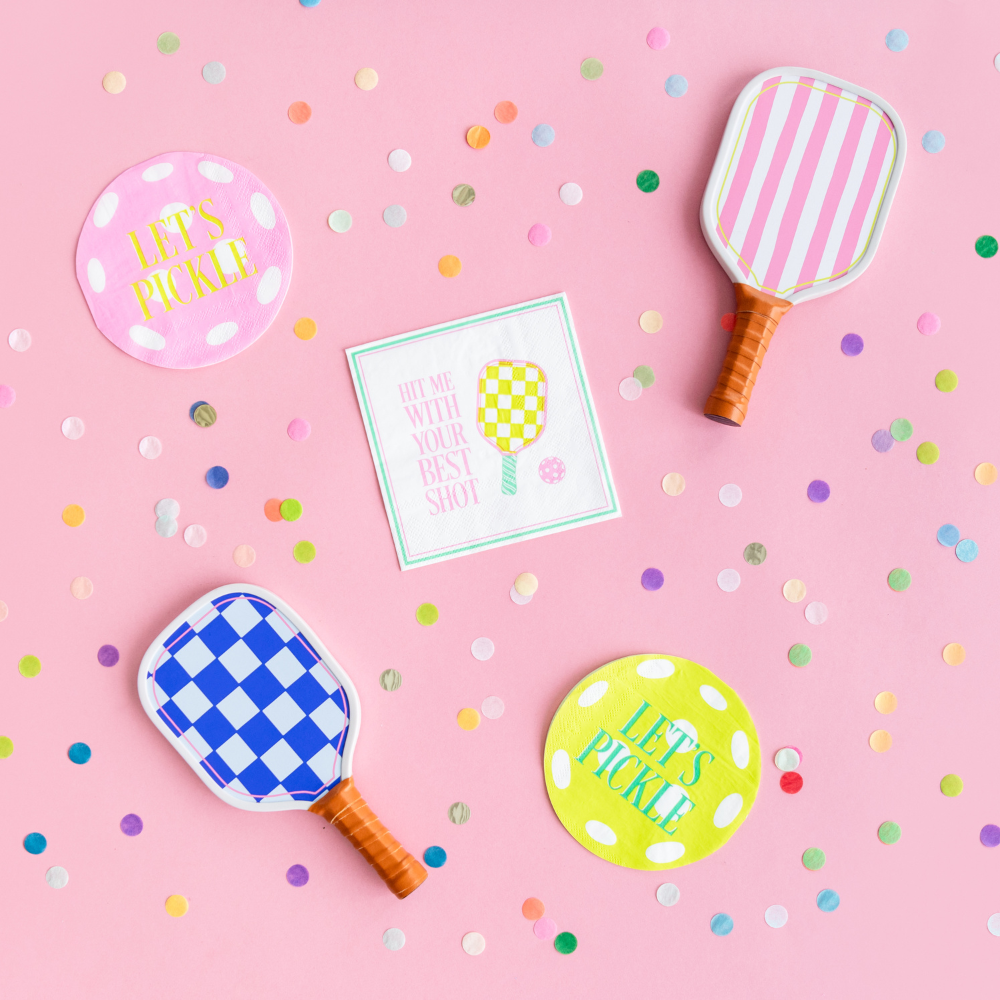 Pickleball Social Club Let's Pickle Cocktail Napkins - 16pk