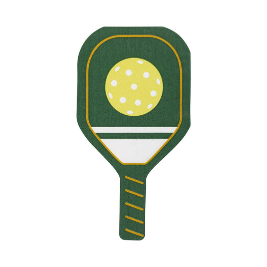 Pickleball Party Green Paddle Napkin - 18pk