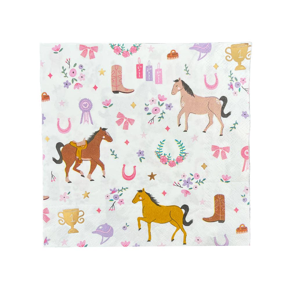 Pony Tales Large Napkins - 16pk