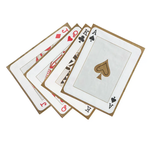 Playing Cards Large Napkins - 20pk