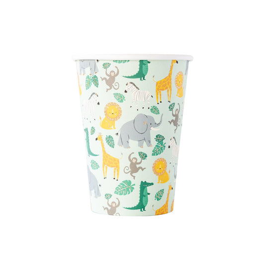 Safari Party 12oz Paper Cups - 8pk