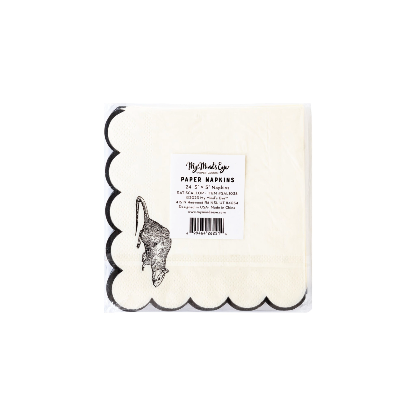 Salem Apothecary Rat Cocktail Napkins - 24pk